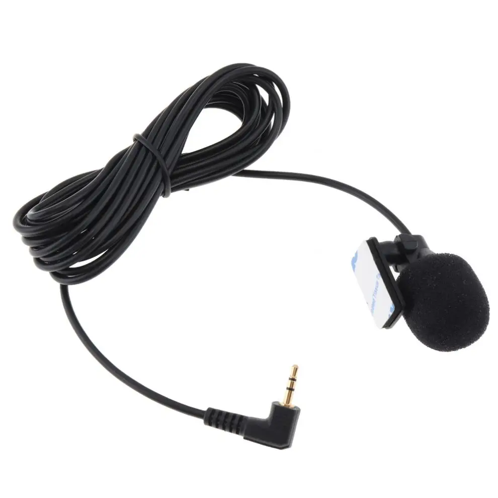 ПВХ проводной 2 5 мм стерео джек Мини Автомобильный Микрофон внешний микрофон для