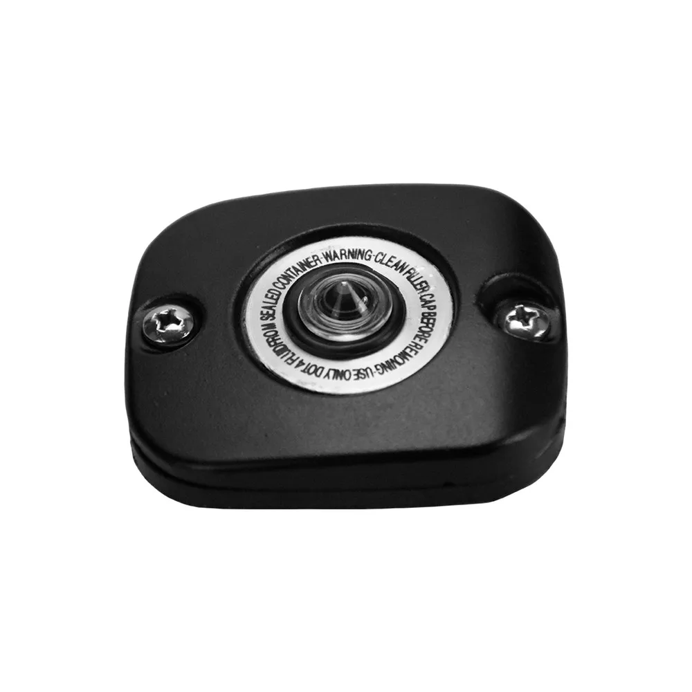 МОТОЦИКЛ хром черный главный тормозной цилиндр для переднего колеса Крышка Harley