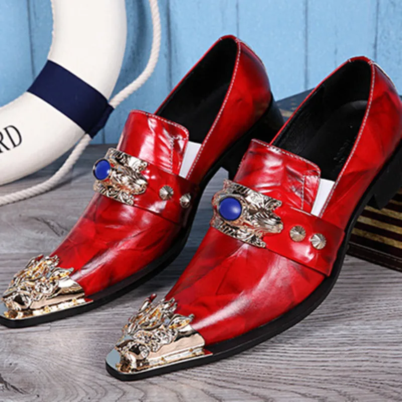 Mens Loafer Shoes Genuine Leather Luxury Handmade Formal Wedding club Party Original Design Vintage Retro Custom Casual | Обувь