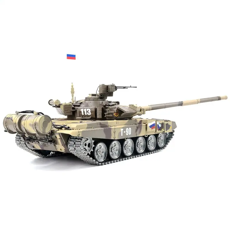 Модель радиоуправляемого танка тигра T90 обновленная версия 1:16 модель боевой танк