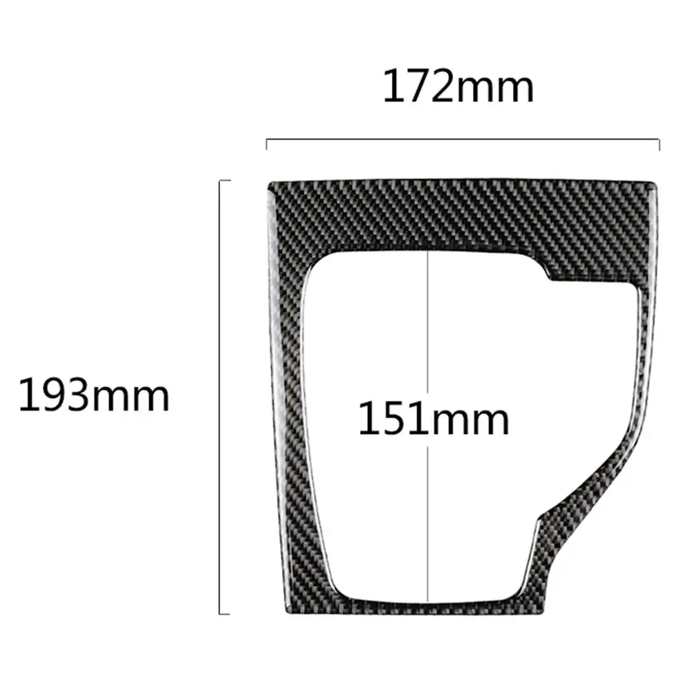 

80% HOT SALES Car Decoration Carbon Fiber Left Gear Shift Panel Sticker for Mazda3 Axela