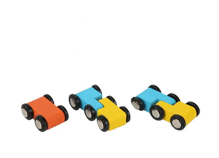 Деревянные трековые игрушки для автомобиля скользящие машины гонки 4 слоя