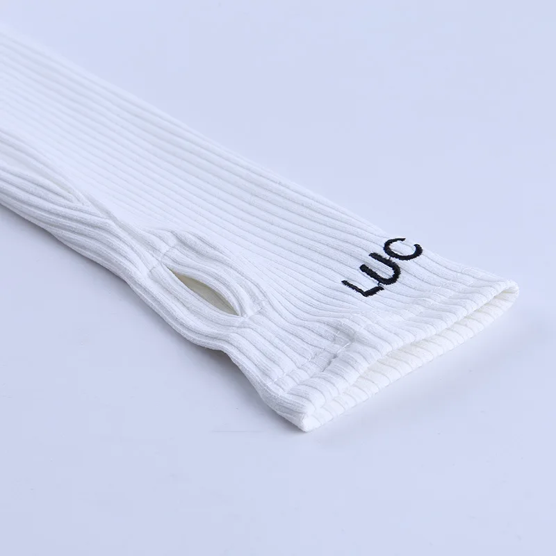 

Fitness Embroidery Letter Print Long Sleeve Jumpsuit Sporty Running Workout Active Wear Women Zipper Knit Ribbed Rompers G1421