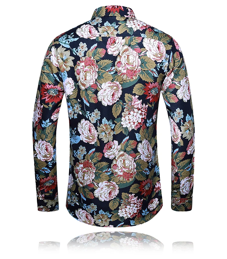 6XL 7XL повседневная мужская рубашка, осень, Новое поступление, индивидуальная, с принтом, с длинным рукавом, рубашки для мужчин, s, модная, большой размер, деловая, Офисная рубашка