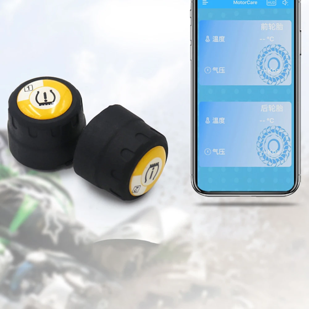 2 шт. монитор мотоцикл оповещения температура телефон Bluetooth 4 0 аксессуары Датчик
