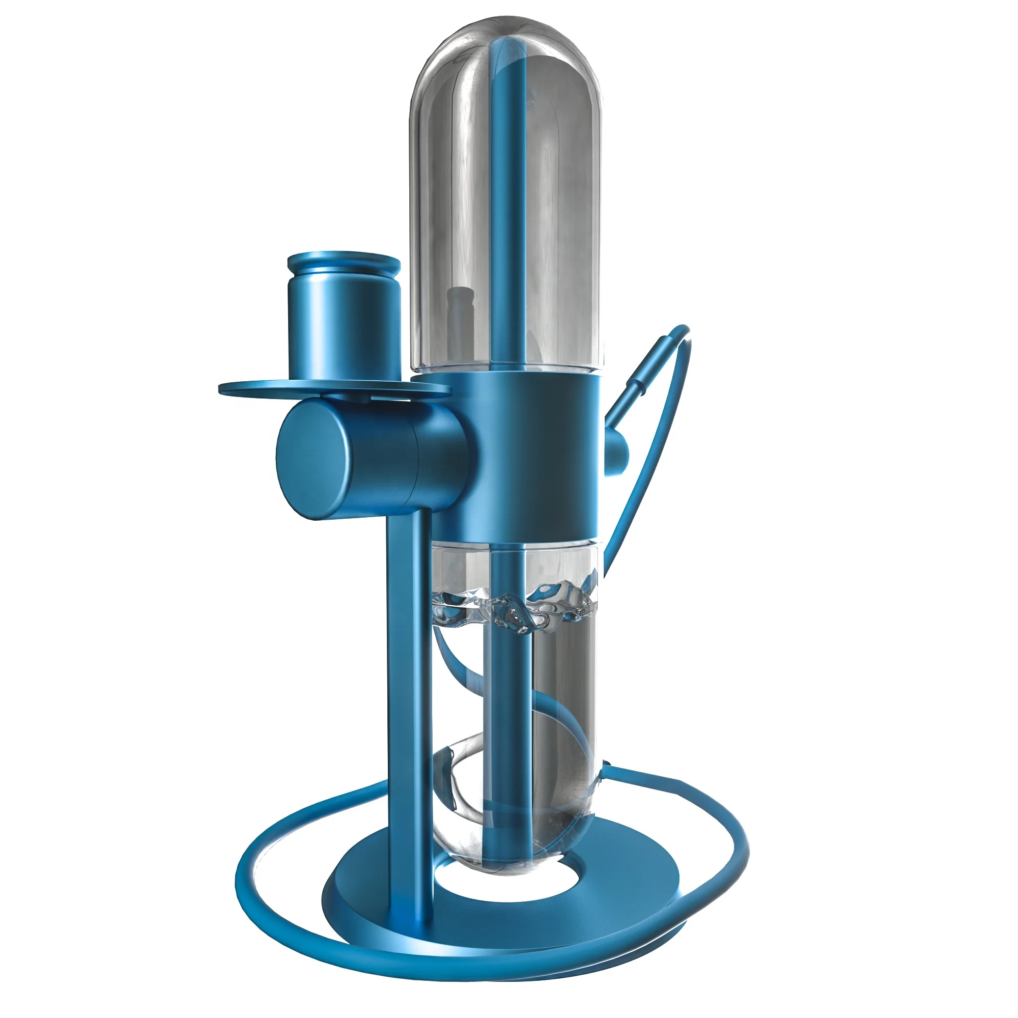 

1 set 360 rotating glass aluminum water pipe dual purpose gravity hookah