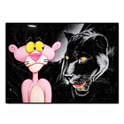 Алмазная 5D картина Disney, рисунок Розовая пантера и черный леопард, граффити, искусство сделай сам, полная вышивка, мозаика, украшение для дома