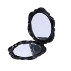 Складное зеркало в виде Розы, маленькое двухстороннее круглое волшебное переносное пластиковое дорожное косметическое зеркало для девушек и женщин, аксессуары для макияжа
