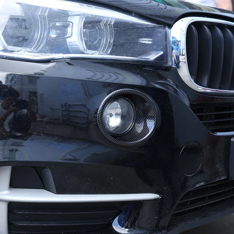 Для BMW X5 F15 2014 2018 автомобильный Стайлинг ABS хромовое/углеродное волокно текстура