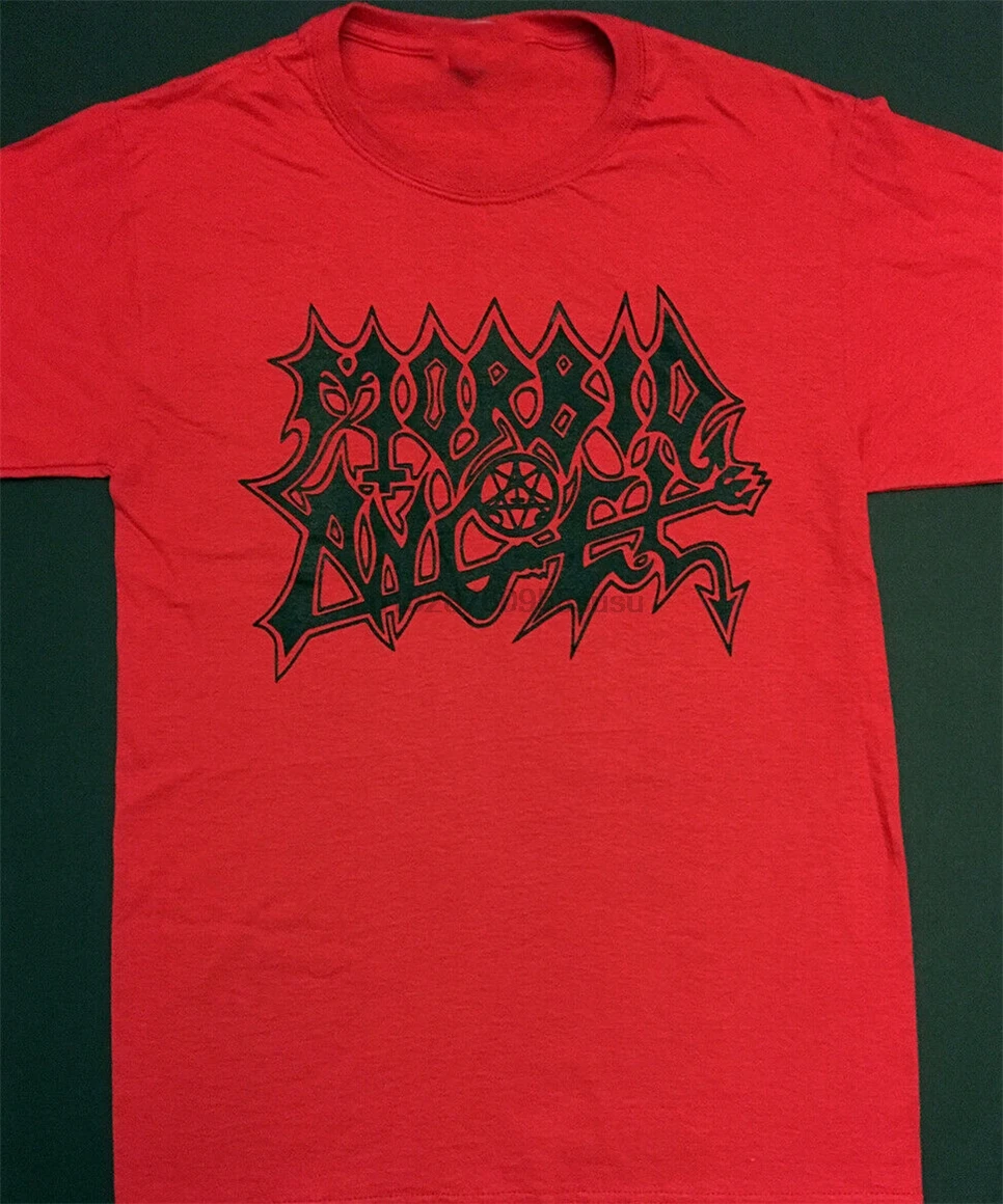 

Morbid Angel Logo T Shirt Death Metal Dismember Napalm Mayhem Terrorizer S - Xl Confortable Tee Shirt