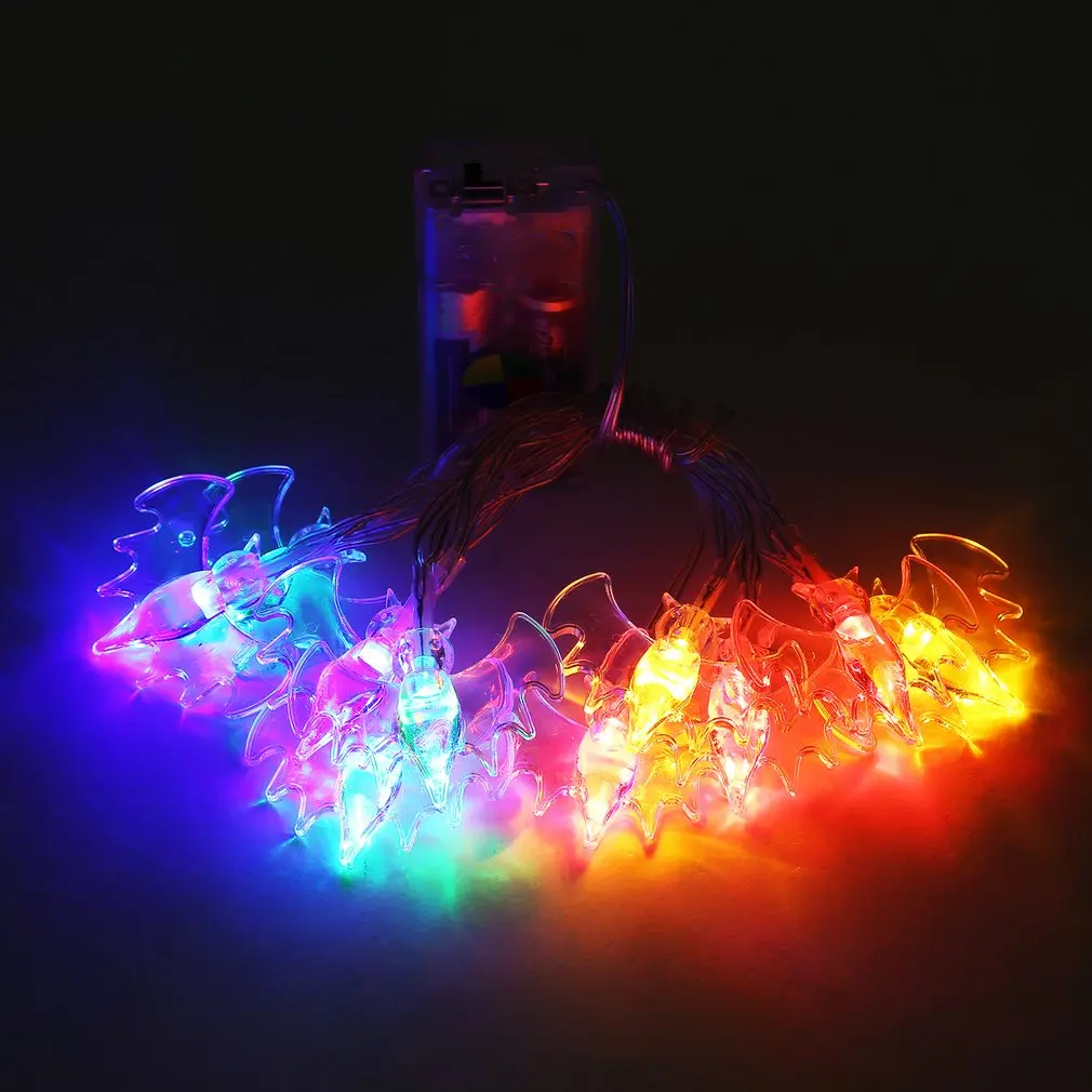 Battery Operated 10 LEDs Bat Shape Fairy String Light Decoration for Outdoor Halloween Thanksgiving Party Christmas |