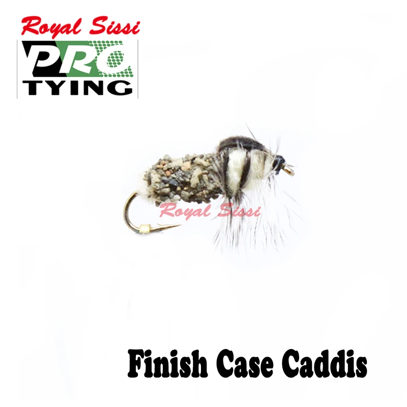 Royal Sissi новинка 6 шт./кор. чехол с отделкой для ловли нахлыстом caddis нахлыстовая