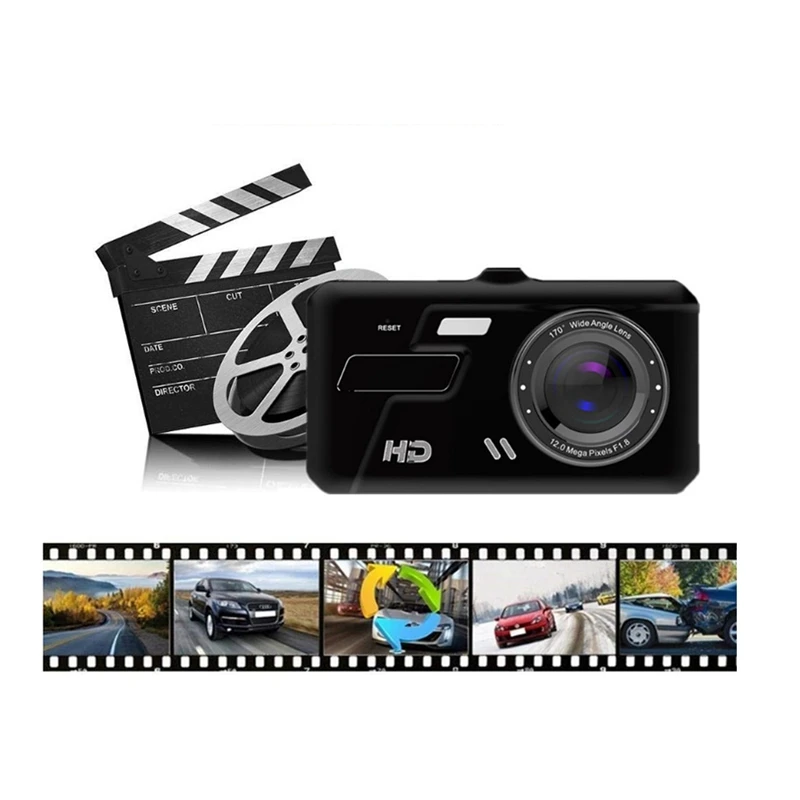 4-Inch Press Screen Driving Recorder High Definition Night Vision 1080P Pixels Resolution Wide Angle Lens |