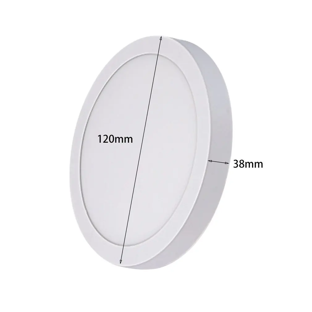 

ICOCO High Brightness LED Ultra-thin Fog-proof Panel Light Round Shape Hole-free Dimmable Ceiling Downlight 6W
