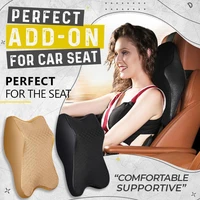 car seat headrest neck rest cushion car neck pillow adjustable 3d memory foam head rest adjustable auto headrest pillow travel n