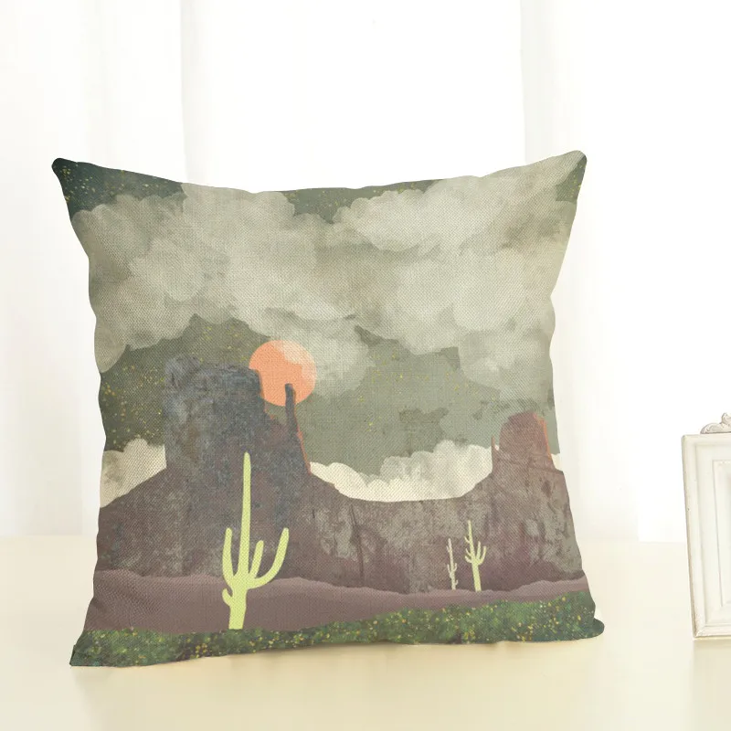 Эксклюзивный Классический горный льняная Наволочка на подушку Amazon | Дом и сад