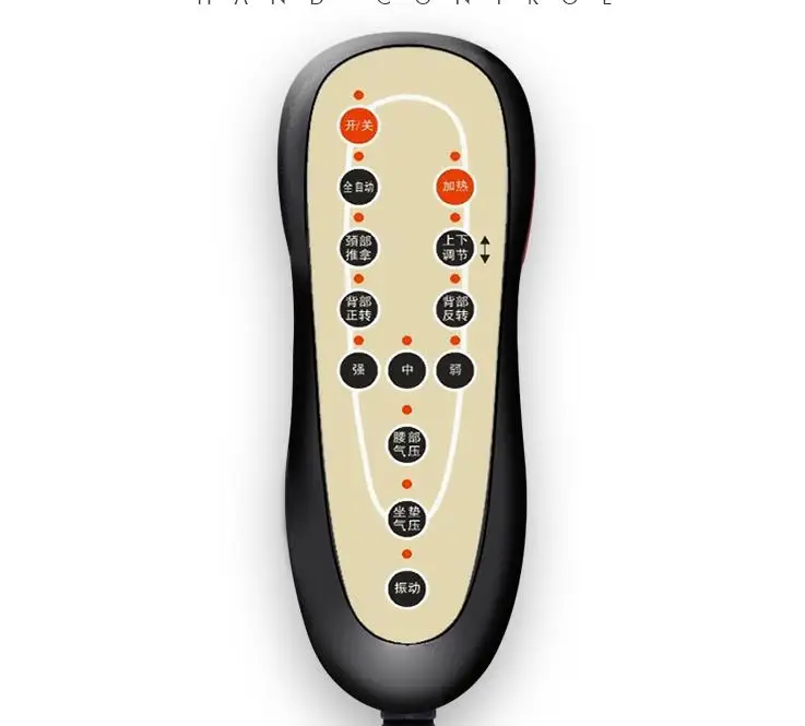 Новейшая электрическая подушка безопасности для всего тела массажная шиацу