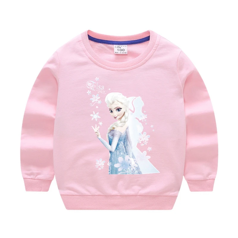 

Детская одежда, свитшот с принтом «Холодное сердце», топы для маленьких девочек, весенние красивые детские топы для подростков, осенняя Мил...