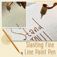 slanting fine line paint pen precision touch up paint for rock scratch repair stationery children school supplies kawaii gift
