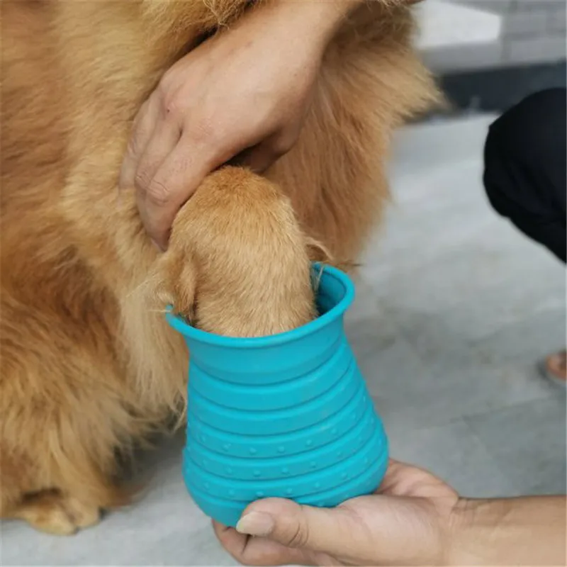 

Dog Paw Cleaner Cup Soft Silicone Combs Portable Pet Foot Washer Cup Cleaning Tool Brush Dog Foot Washer Pet Dog Accessories