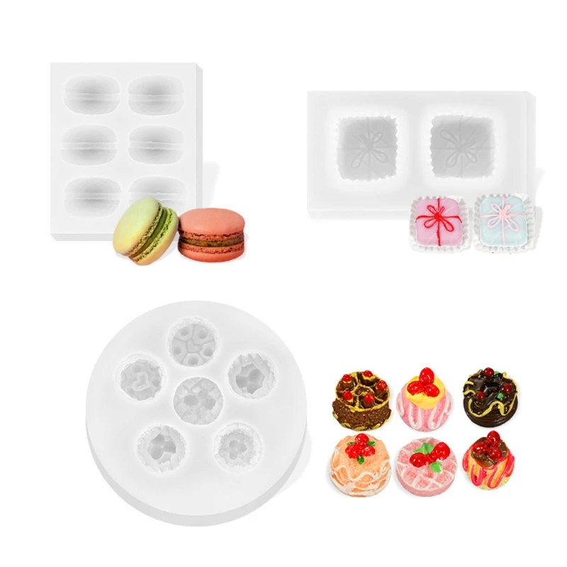 

Food Ice Cream Egg Bread Pizza Silicone Mold Keychain Pendant Fridge Magnet Mold