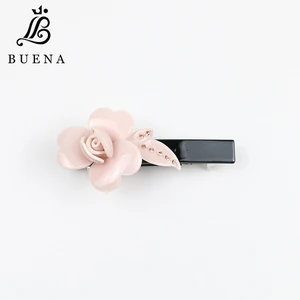 Заколка для волос с розовыми цветами, заколки для волос из ацетата