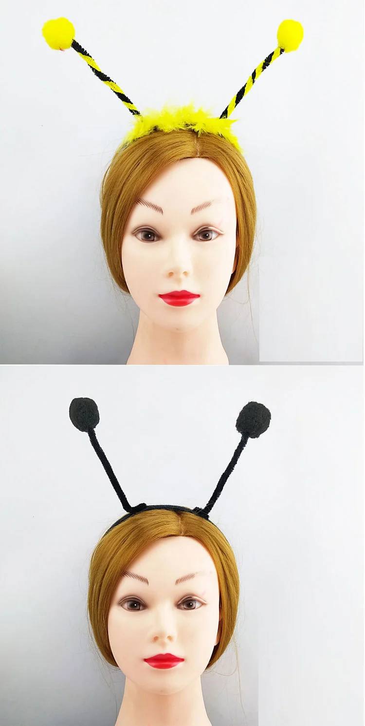 Adult Kids Boys Girls Ant Bee Ladybug Cosplay Birthday Party Headband Animal Props Gift Carnival Halloween costume for kids|costume