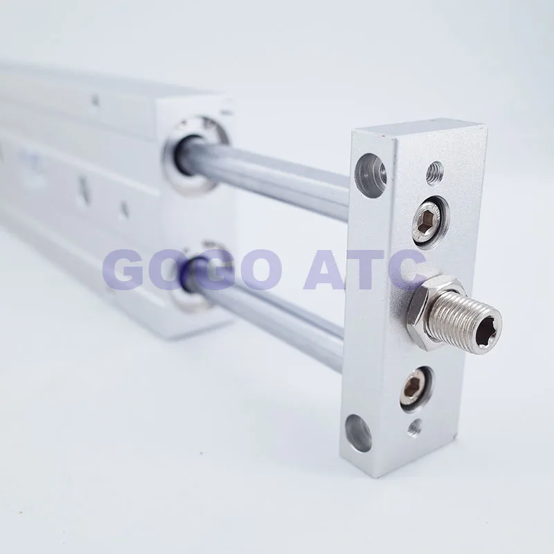 Пневматический привод GOGO двойной поршневой шток диаметр отверстия 20 мм ход 25/50/75