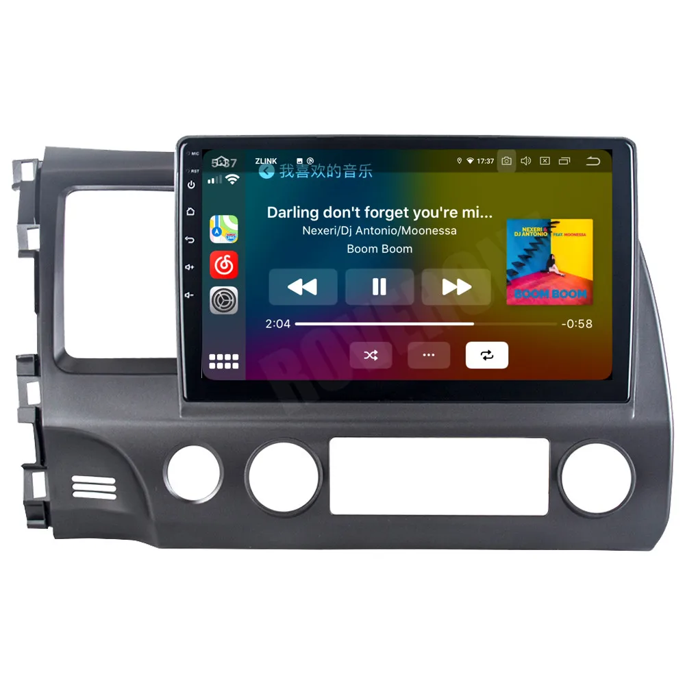 Автомагнитола на Android 10 для Honda Civic 2006 2011 автомобильное радио стерео Bluetooth GPS