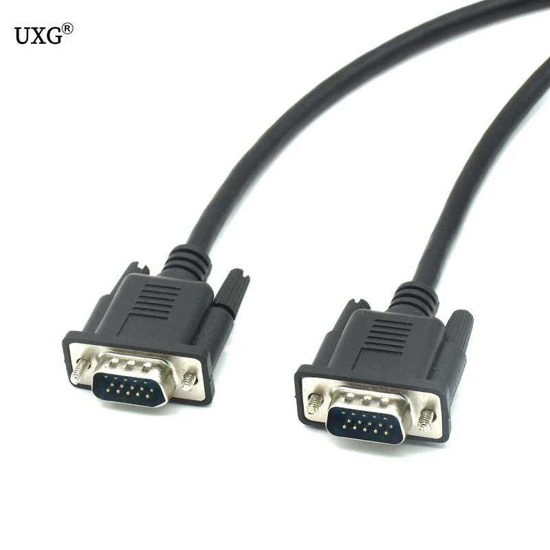 Короткий видеокабель 15Pin VGA 15P D-Sub со штыревыми соединителями кабель типа