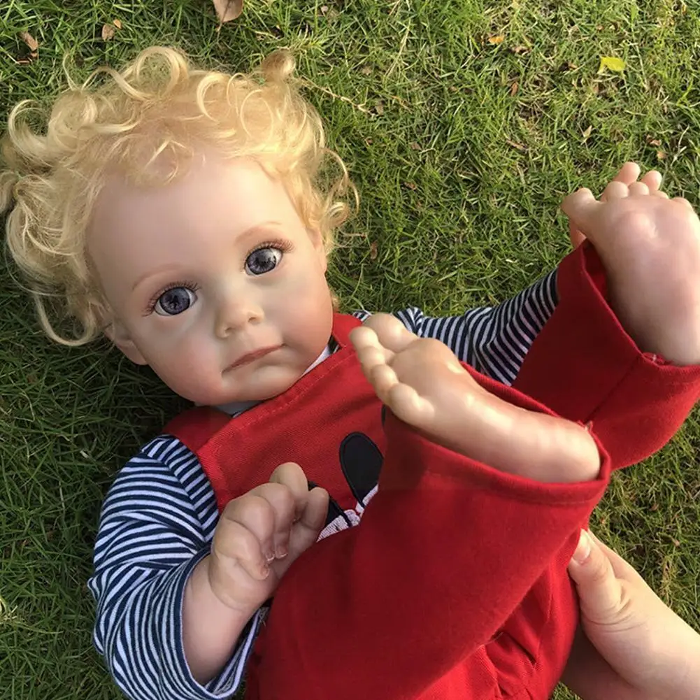 Детские куклы Maggi тканевая кукла для новорожденных с нарисованными волосами
