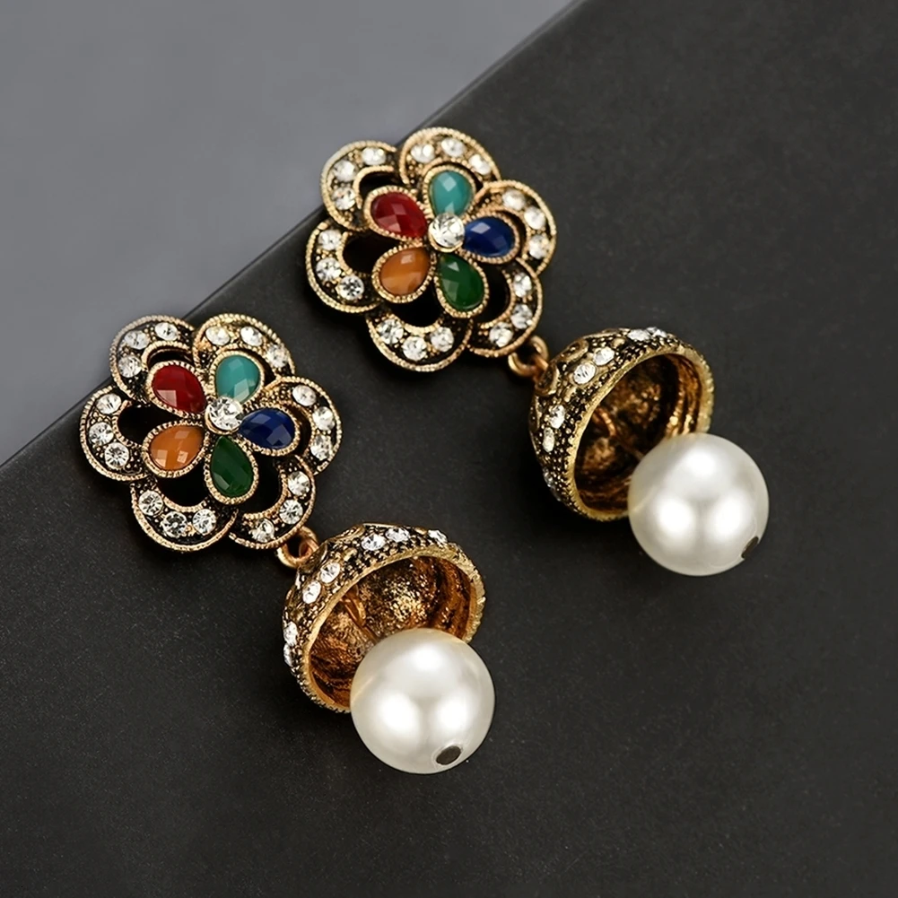 Brinco серьги античные Jhumki Jhumka висячие серьги этические племенные ювелирные изделия Ближний Восток Ретро Национальный стиль колокол