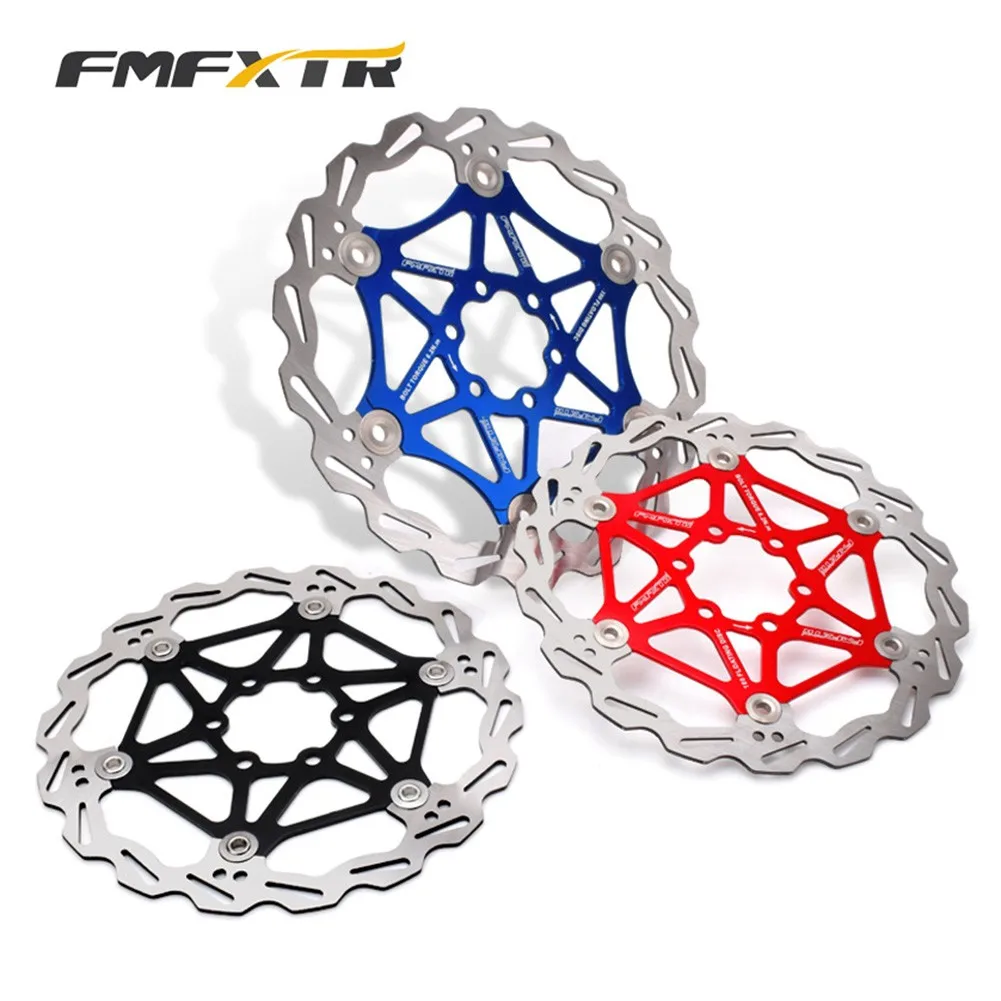 

MTB Road Bike Floating Disc Brake Rotor 6-nail Cool Down Heat Sink Bicycle Brake Pads 160mm/180mm/203mm Cycling Accessories Part