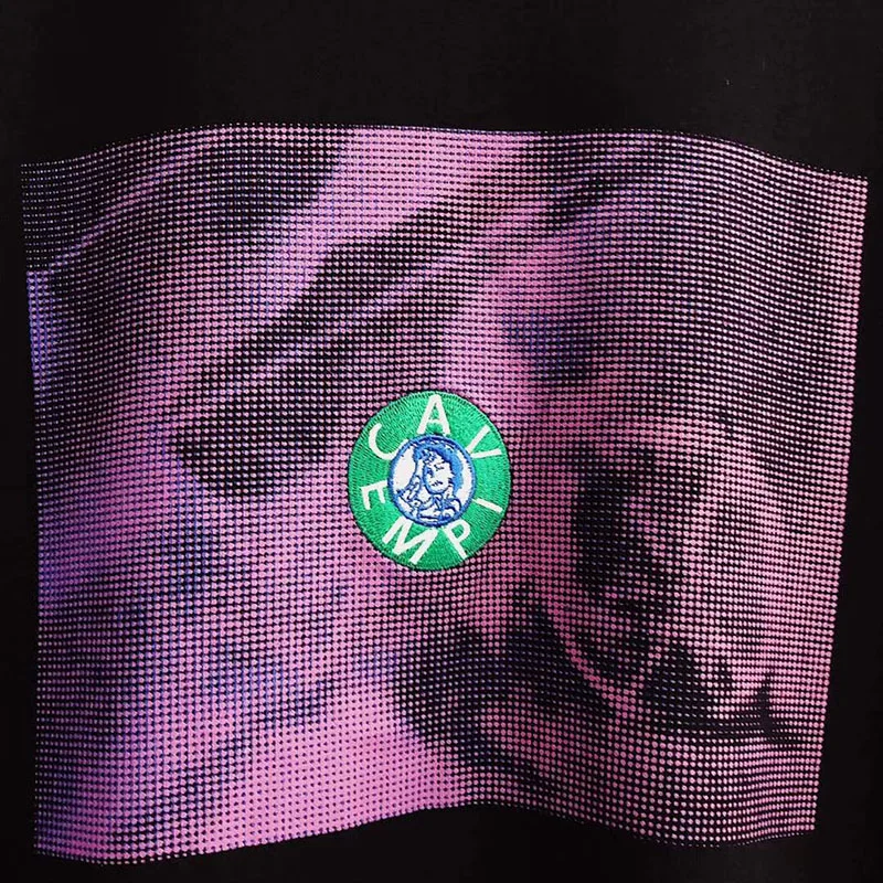 Мужские и женские футболки с вышивкой Cav Empt модная уличная одежда повседневные