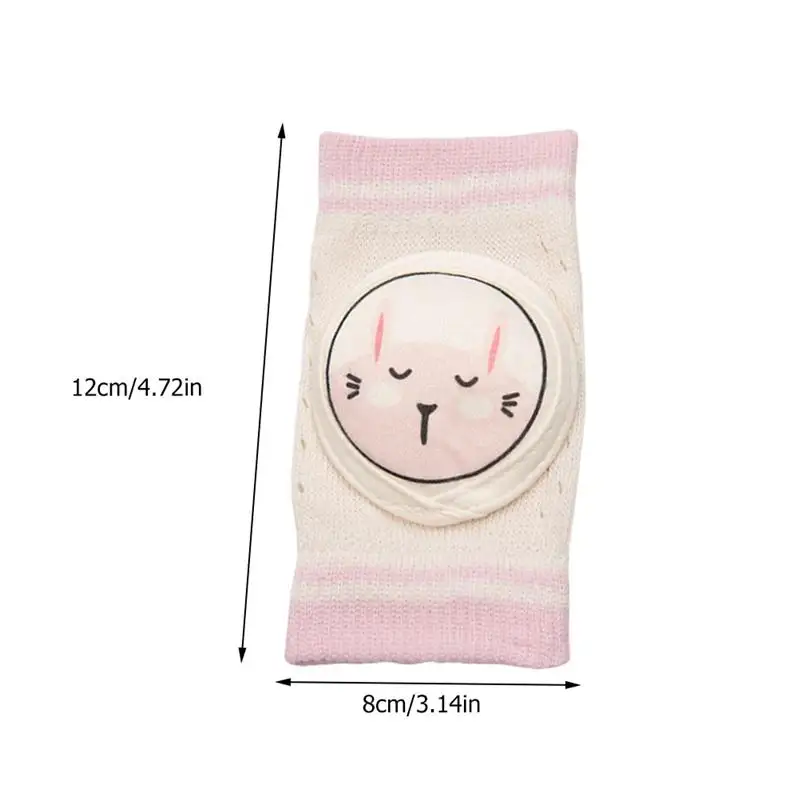 

1Pair Baby Knee Protector Cartoon Anti-slip Knee Protector Baby Crawling Knee Pad