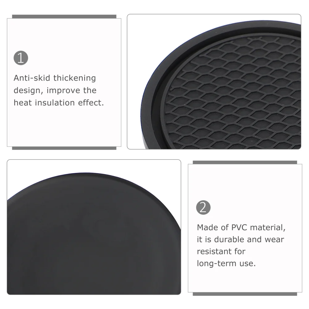 

10pcs Automobile Cup Mat Teacup Pad Auto Decoration Accessories Car Coasters