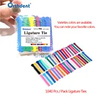 1040 шт.упак. Стоматологическая Ортодонтическая Лигатура эластичными резинками Размер бандажа для сорта Цвета на выбор стоматологические материалы