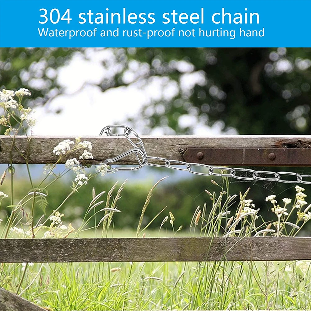 

1/2 Set Stainless Steel Hanging Chair Chain Kits Hammock Swing Hooks Straps With Carabiners Hardware Accessories