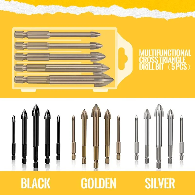 5 шт. Эффективный универсальный сверлильный инструмент многофункциональный