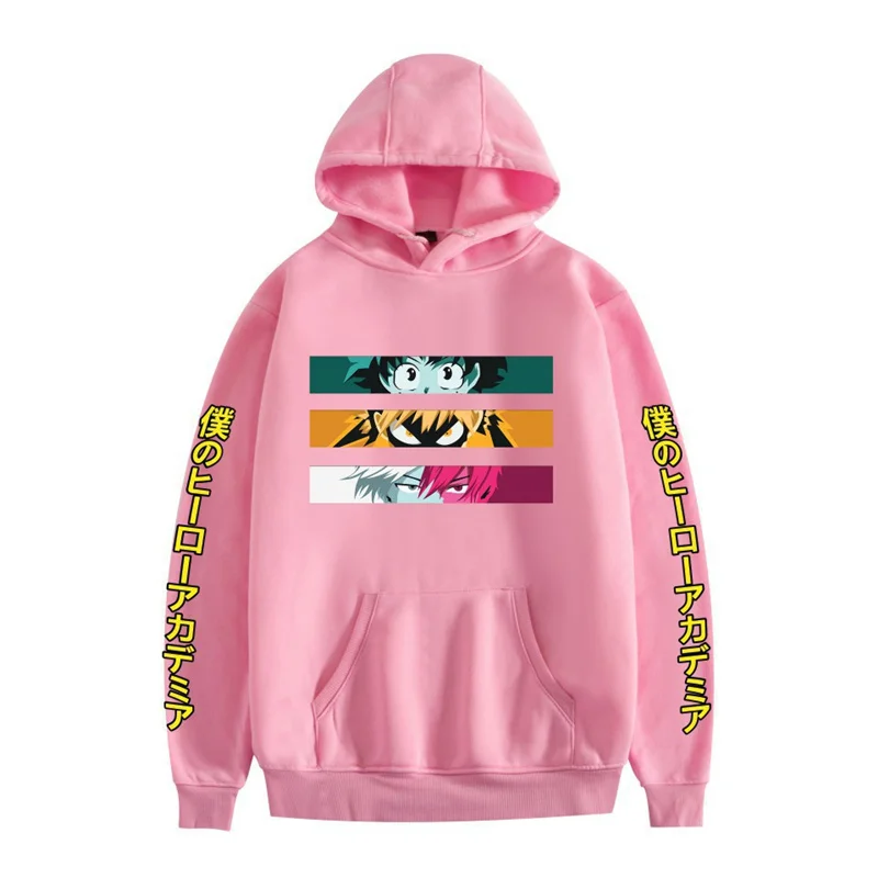 

Anime My Hero Academia Cosplay Unisex Hoodie Sweater Long Sleeve Sweatshirt Polyster Hoodie Cosplay Costume for Adults