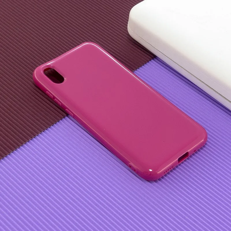 Блестящая цветная мягкая задняя крышка для Honor 8 S Чехол Honor8S Блестящий