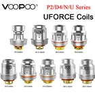 510 шт. оригинальные сменные катушки VOOPOO UFORCE P2 D4 N1 N2 N3 U2 U4 U6 U8 для набора VOOPOO Drag 2 Drag Mini Kit