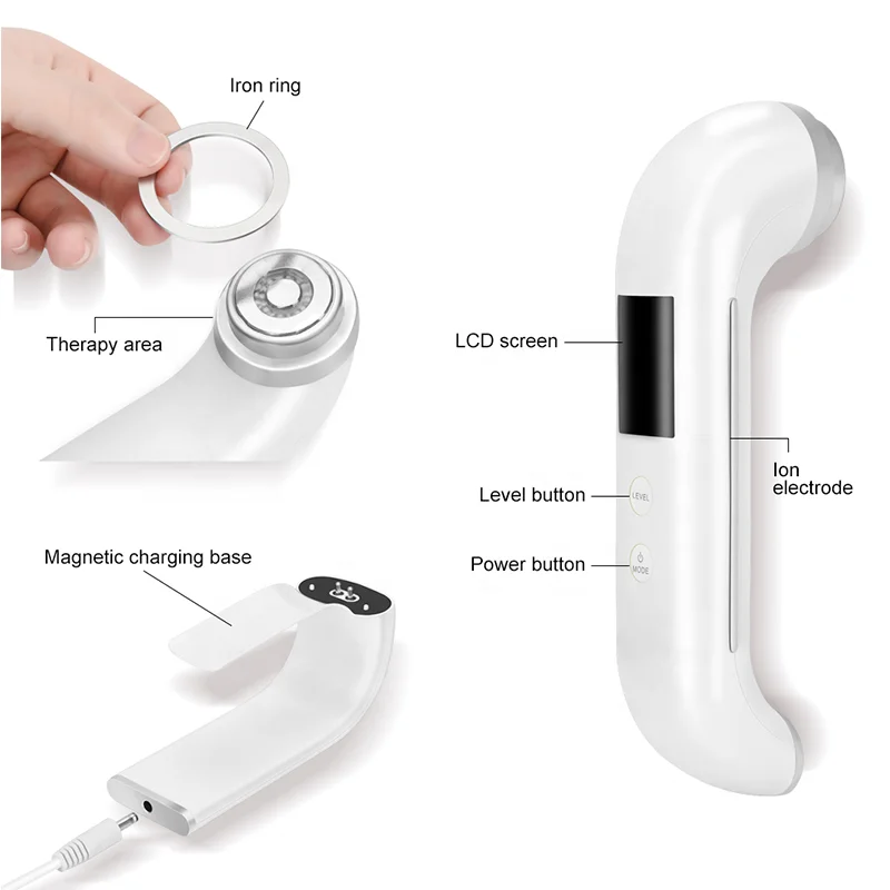 

Multifunctional Eye Care Ion Therapy Microcurrent Anti Wrinkles Skin Whitening RF LED Facial Machine for Face Care