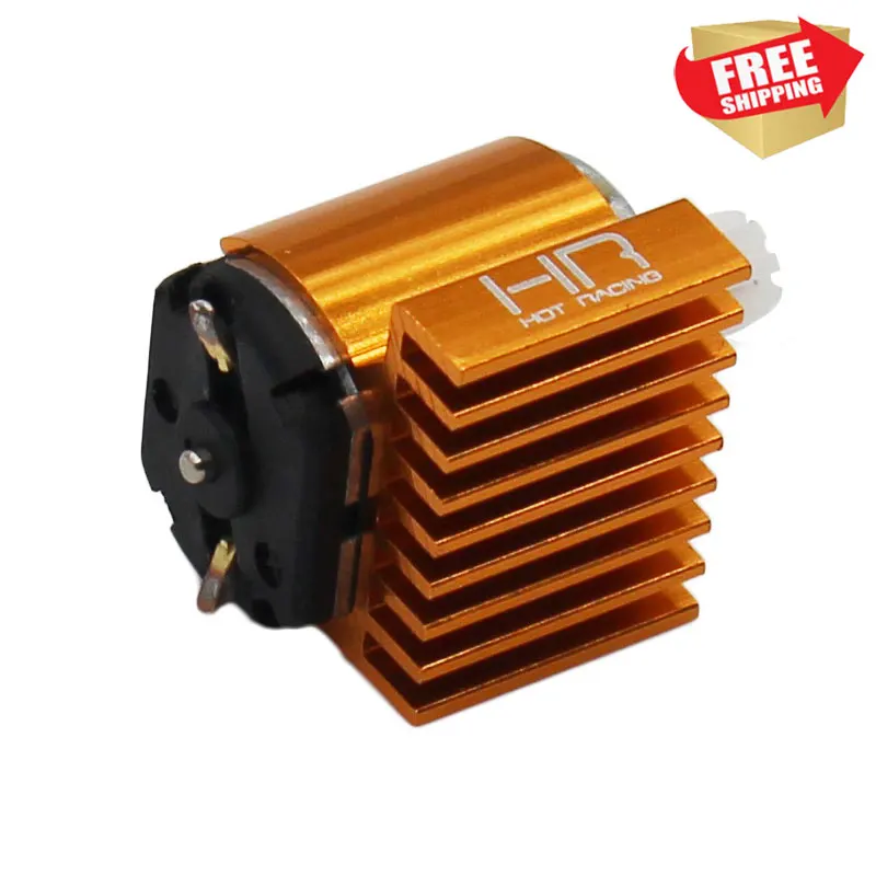 

RC Radio control car HR Black 9 Fin 030 Motor heat sink Axial SCX24 90081 C10 option upgrade parts