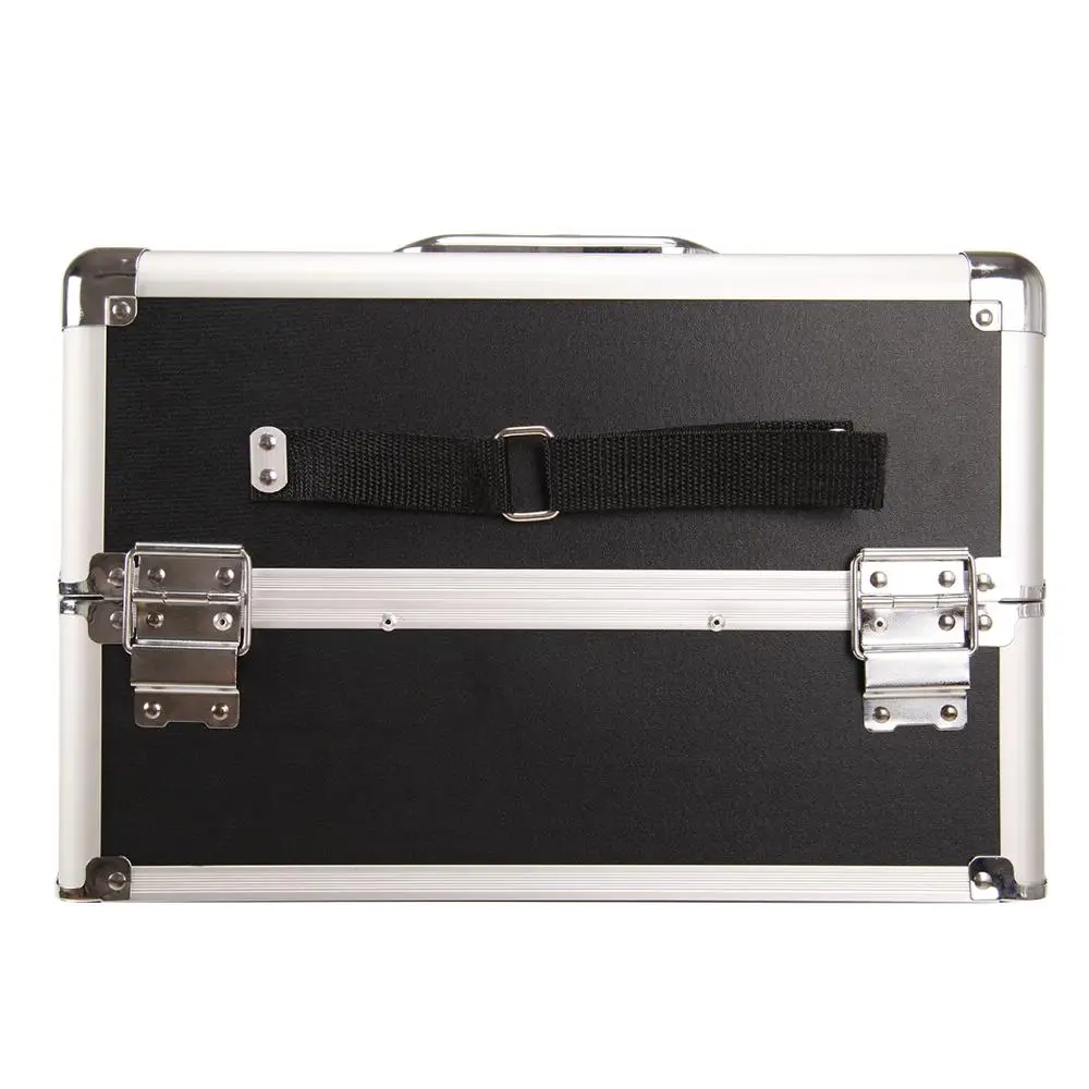 Yonntech 4 in 1 Cosmetic makeup nail hairdressing Beauty Case black Vanity Trolley | Storage Boxes & Bins