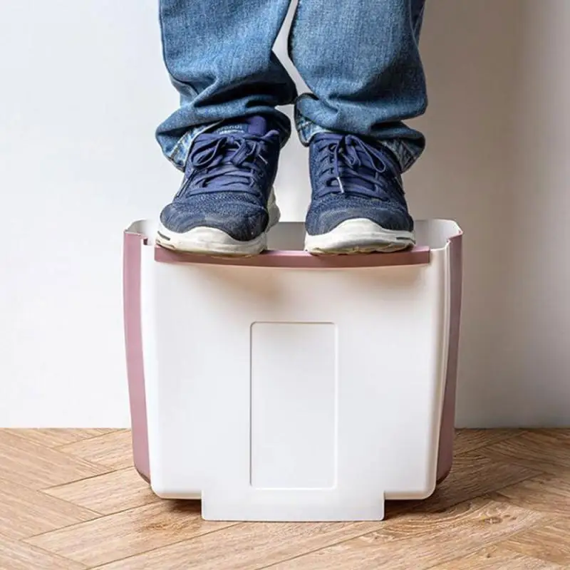 Настенная Складная мусорная корзина кухонный шкаф дверь шкафа подвесная машина