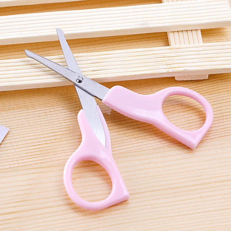 Детские безопасные ножницы с круглой головкой машинка для стрижки ногтей костюм