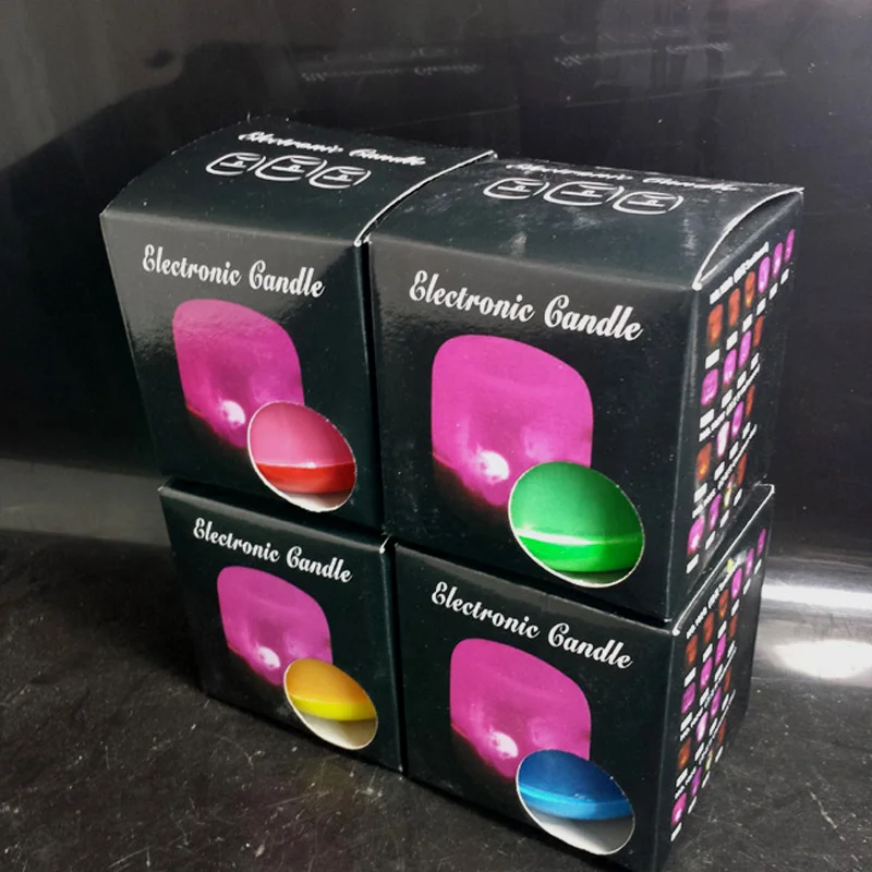 Светодиодный свечах светильник электрическая свеча Сенсор Управление Кофе бар