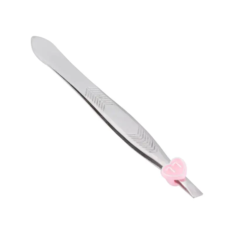 2 шт. удаление из нержавеющей стали скошенный макияж инструменты зажим для бровей