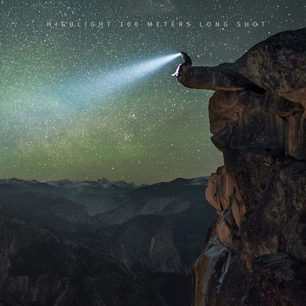 

Multifuction LED Flashlight Powerful Bright Torch Forehead Charging Flashlight with Magnet Camping Outdoors Light